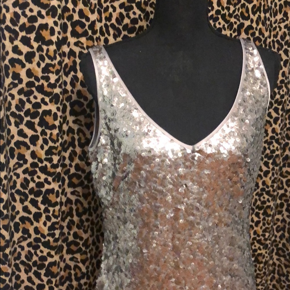 Sequin Evening Gown - Picture 3 of 4
